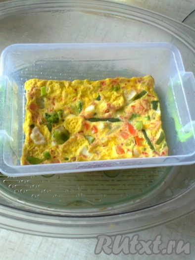 А порция снизу - через 15 минут.