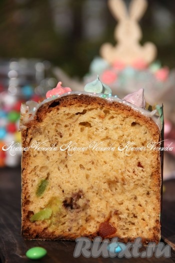 Пасхальные банановые куличи получились ароматными, красивыми и очень вкусными.