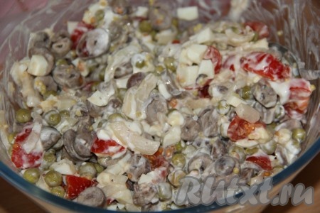 Ещё раз перемешать.
