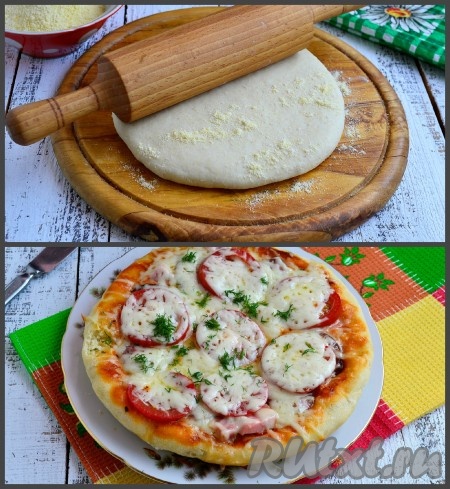 Кукурузное тесто для пиццы