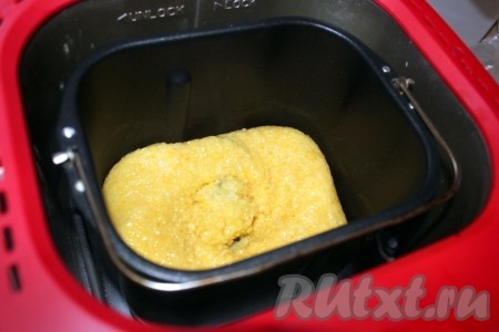 В процессе варки каша очень загустеет.