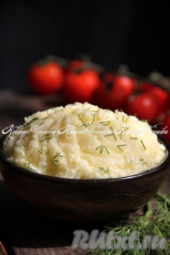 Картофельное пюре с творогом