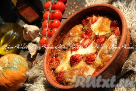 Курица в бальзамическом уксусе в духовке