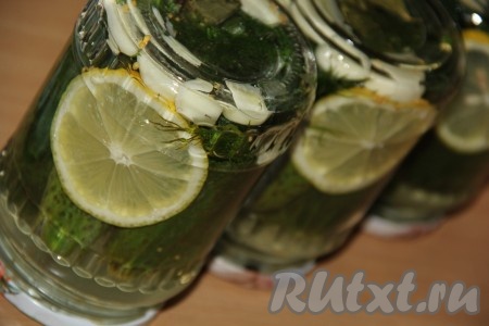 Закрутить (или закатать) банки крышками, перевернуть вверх дном, укутать в одеяло. Когда баночки полностью остынут, поставить их в погреб (или кладовку).
