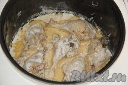 По звуковому сигналу можно будет понять, что наше блюдо готово.
