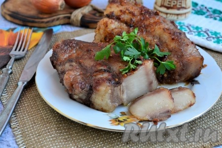 Рецепт свиной щековины в духовке