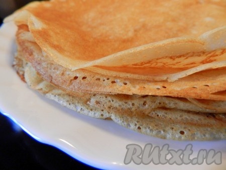 Испечь тонкие блины