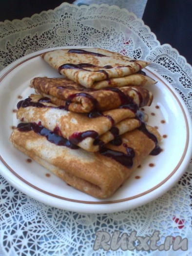 Блины на муке из зелёной гречки