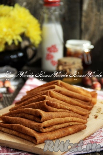 Блины с ореховым припёком