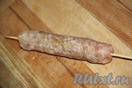 Длину колбаски регулируйте сами.
