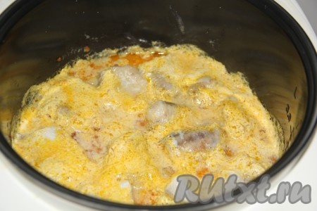 Вот такая сочная, аппетитная рыбка в соусе получилась.
