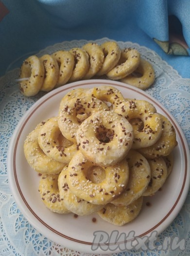 Творожные бублики в духовке