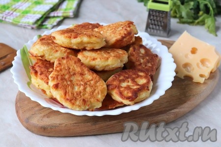 Оладьи с сыром на кефире
