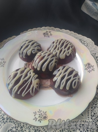 Желе из чая каркаде в формочках