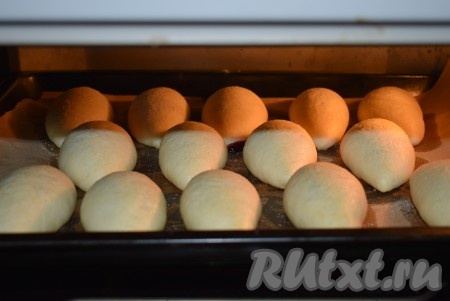 Выпекаем пирожки, примерно, 35-45 минут при температуре 180 градусов.
