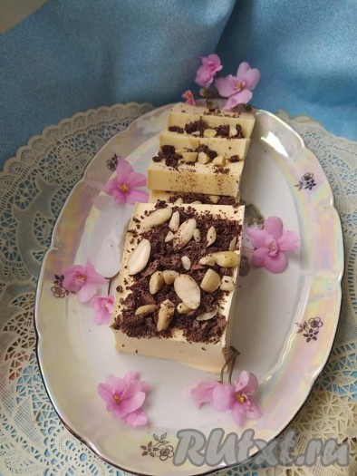 Получается вот такое желе "Птичье молоко".
