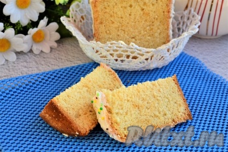 Это разрез бисквитного кулича.
