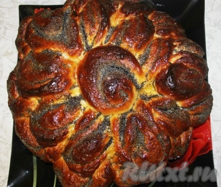 Кружевной пирог с маком