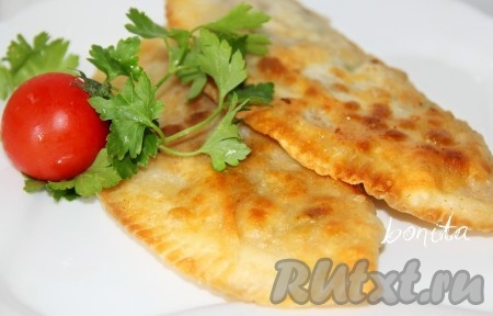 Чебуреки со свининой и говядиной