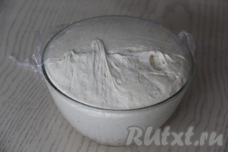 Вот так тесто поднимется.

