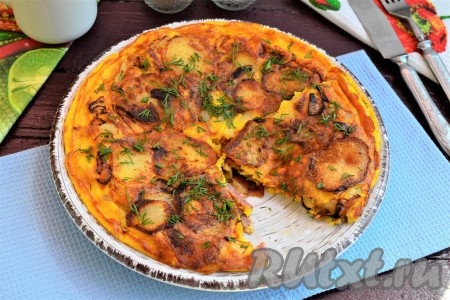 Испанский омлет с картофелем