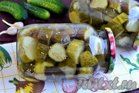 Маринованные огурцы по-фински на зиму