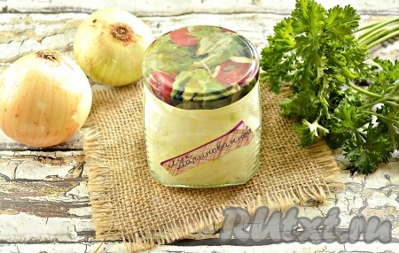 Лук, маринованный в уксусе на зиму