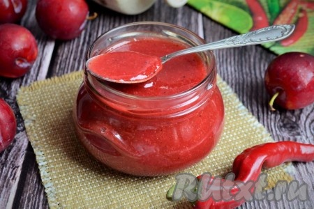 Соус из красных слив