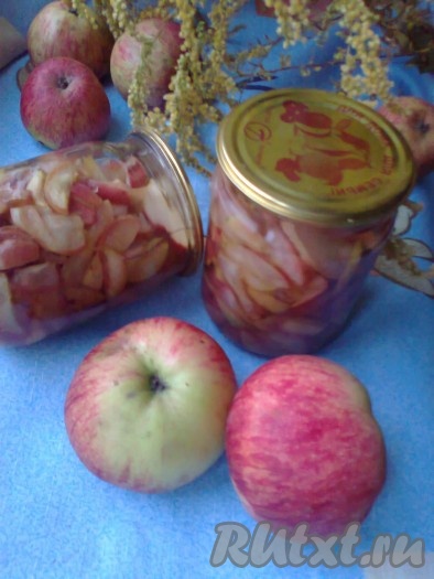  Заготовка яблок дольками на зиму