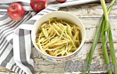 Зелёная редька по-корейски