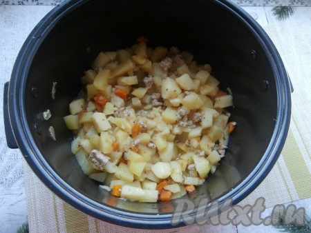 Выставить на 45 минут режим "Тушение".