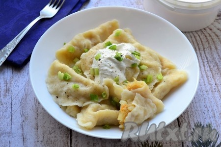 Вареники с картошкой и квашеной капустой