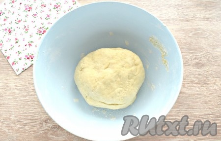 Перемешиваем ингредиенты сначала в миске, собирая в комок. Затем вымешиваем тесто на столе руками. Тесто для мини-чебуреков должно получиться мягким, не липнущим к ладоням и поверхности стола. Если нужно, добавьте ещё немного муки в процессе замеса. Готовое тесто положите в целлофановый мешочек и оставьте при комнатной температуре на время приготовления начинки.