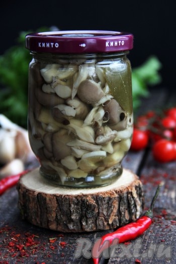 Через 10 часов можно снимать пробу. Маринованные вешенки готовятся по этому рецепту просто, получаются очень вкусными, приятно похрустывающими и в меру острыми. Съедаются такие грибочки очень быстро, попробуйте!