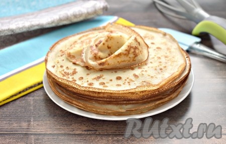 Блины на сметане и молоке