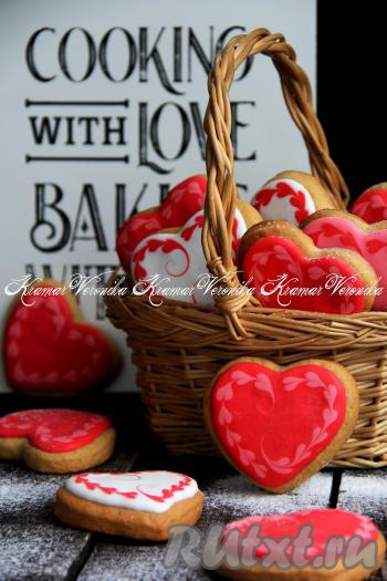 Посмотрите, какое красивое печенье получилось.&nbsp;