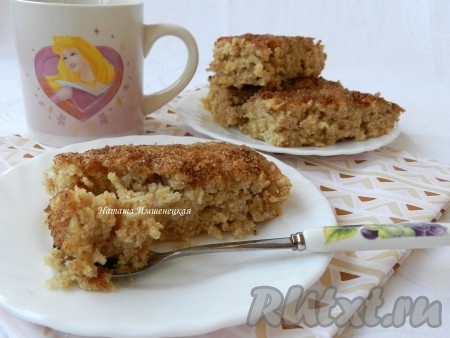 Яблочный пирог с корицей