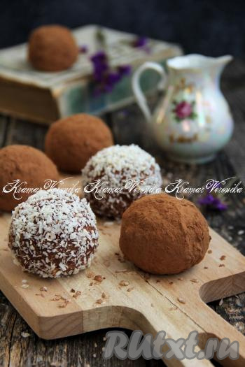 Очень вкусные, нежнейшие пирожные "Картошка", приготовленные из батона в домашних условиях, подать к чаю.