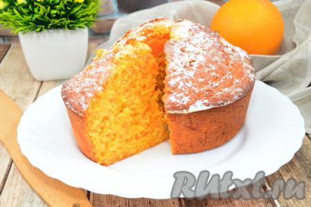 Морковный кекс с апельсином