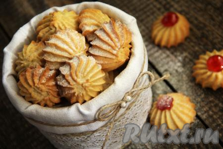 Печенье на молоке и сливочном масле без яиц