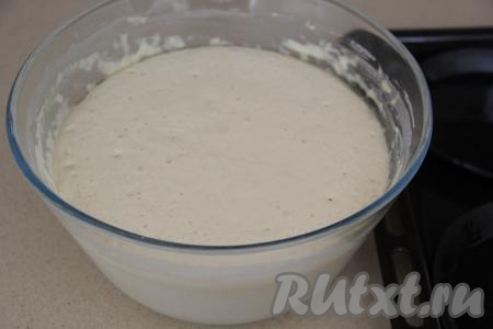 Тесто увеличится в три раза.