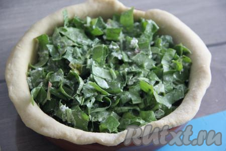 Выложить начинку в форму.