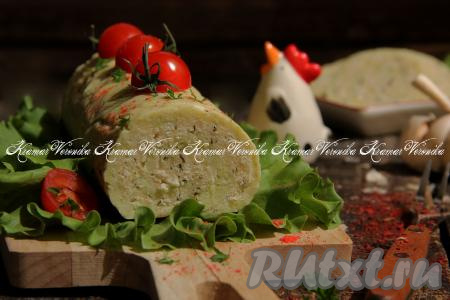 Кабачковый рулет с фаршем в духовке