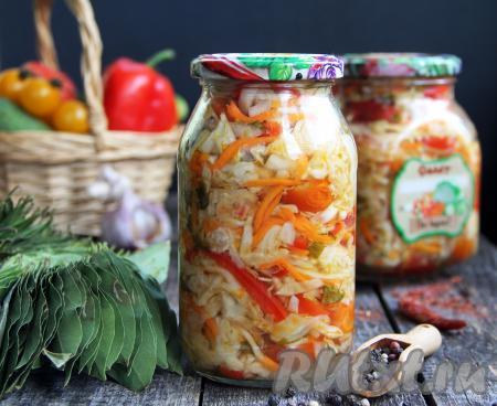 Салат "Краски осени" на зиму