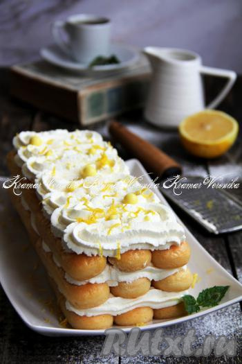 Украсить по желанию. Я украсила цедрой лимона.