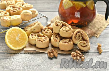 Подаём аппетитные печенюшки к чаю или кофе.