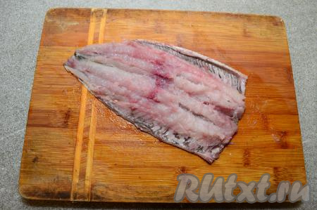 Вот так будет выглядеть полностью разделанное филе.