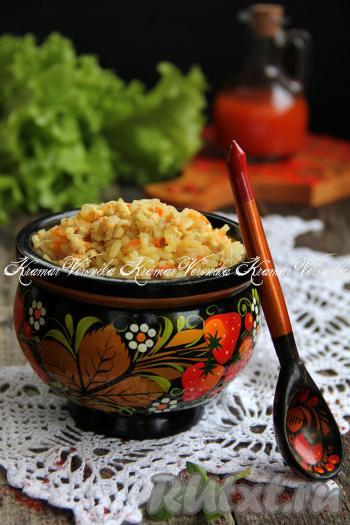 Рисовая каша с фаршем