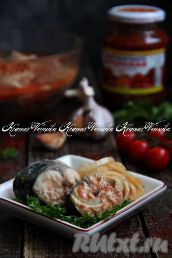 Вот такая вкусная и нежная рыбка получилась.