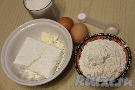 Подготовить продукты для теста.